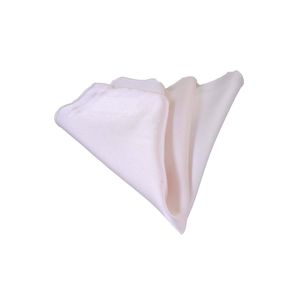 ผ้าเช็ดหน้าคอวีลายรอยย่นสีเบจ - Product Image 1