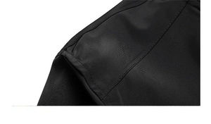 แจ็กเก็ตกันลมสำหรับผู้ชายเสื้อโค้ทสไตล์สปอร์ตพร้อมซิปปิดเข้ารูปสำหรับฤดูใบไม้ร่วงและฤดูหนาว - Product Image 6