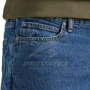 Pantalones vaqueros de hombre de algodón 100% al por mayor, ropa de calle transpirable y lavable para el invierno para adultos - Product Image 4