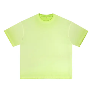 Camiseta de Hombre de Algodón Grueso, Lavado Ácido, Lisa, Transpirable, Oversize, con Logotipo Personalizado, Estilo Vintage - Product Image 1