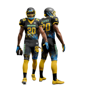 Paquete de Uniformes de Fútbol Americano Personalizados 2025, Ropa de Entrenamiento para Adultos, Conjuntos Personalizados con Transferencia de Calor, 100% Poliéster Transpirable - Product Image 6