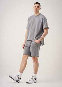 Exquisite New Fashion Cotton Polyester Casual Fitness Wear for Men featuring a cargo-style <b>shorts</b> set with customizable pockets - Product Image 6