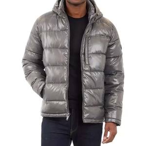 Gran oferta, chaqueta acolchada de diseñador, personalizada, suave, impermeable, para exteriores, de talla grande, Burbuja, para hombre, a la moda, cálido, para invierno, con cuello levantado, 2026 - Product Image 3