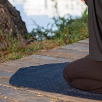 Tapis de prière portable en polyester, textile de maison, la poche Sejadah, vente en gros, Mihrab TAKVA Singapour (édition limitée)