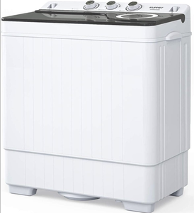 Kuppet เครื่องซักผ้าขนาดกะทัดรัดอ่างคู่แบบพกพาความจุ26lbs พร้อมจัดส่ง - Product Image 1