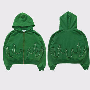 Hot Selling Men's Acid Wash <b>Rhinestone</b> <b>Hoodies</b> Basics Cotton Blended Men's Acid Wash <b>Rhinestone</b> <b>Hoodies</b> - Product Image 1