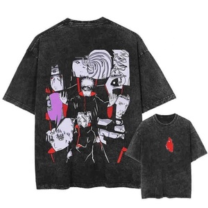 2025 T-shirt surdimensionné en coton 100% pour hommes avec lavage à l'acide personnalisé Y2K Streetwear avec des T-Shirts Vintage vierges Slim Fit - Product Image 3