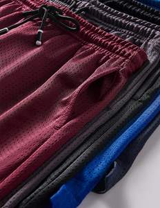 Pantalones cortos de gimnasio de algodón 100% para hombre con bolsillos con cremallera ropa de entrenamiento atlético activo para gimnasio conjunto de salón informal para hombres y niños - Product Image 1