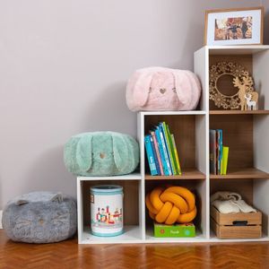 Pháp khổng lồ unisex lớn mềm sang trọng ghế thỏ pouffe bền Polyester Thú nhồi bông đồ chơi cho phòng ngủ của trẻ em - Product Image 5