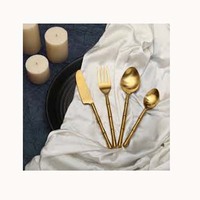 Fabricant de gros fournitures indiennes couverts en métal personnalisés couverts avec plaqué or pour le dîner le déjeuner la cafétéria