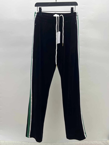 ชุดเซ็ทเสื้อครอปแขนสั้นและกางเกงขายาวผ้าฟลีซสำหรับผู้หญิงและผู้ชาย สีพื้น สำหรับฤดูใบไม้ร่วง พร้อมโลโก้ปัก - Product Image 2