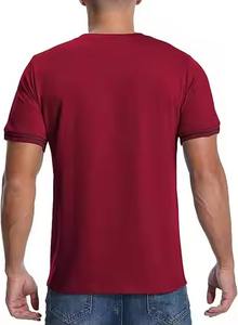 Camisetas de Hombre 100% Algodón, Camisetas al por Mayor, Estilo Casual Urbano, Camiseta con Marca y Logotipo Personalizados, Camiseta con Lavado Ácido - Product Image 2