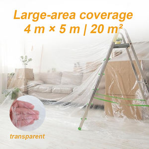 Film de protection professionnel ANTI pour la peinture et la rénovation, film de masquage pour grandes surfaces avec une épaisseur uniforme, film de protection de <span class=keywords><strong>surface</strong></span> - Product Image 2