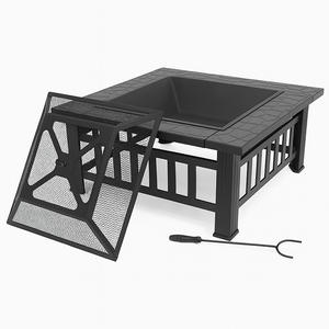 Contemporary Steel BBQ Grill Machine Wood Charcoal Fuel Customized Color Patio Heater <b>for</b> Home & Garden BBQ <b>Accessories</b> Decor - Product Image 5