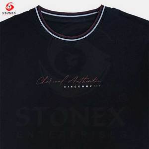 T-shirt personnalisé en coton de haute qualité pour hommes impression de t-shirts surdimensionnés en coton vierge t-shirts pour hommes - Product Image 6