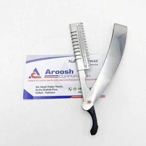 มีดโกนหนวดสแตนเลสสีเงินแบบแมนนวลออกแบบโลโก้ได้อย่างยั่งยืน - Product Image 4