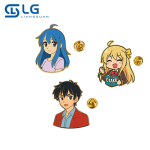 Metal karakter rozeti Anime hayranları ve koleksiyon için Anime ku tarzı özel yaka Pin tasarımı - Product Image 1