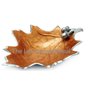 Bol de service élégant et moderne en acier inoxydable, résistant au lave-vaisselle, pour la décoration de la maison, les fêtes, Noël, centre de table pour la salle à manger - Product Image 5