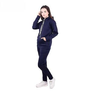 Venta caliente mujeres 2 piezas trajes pantalones chándal para damas pulóver Sudadera con capucha y Jogger conjuntos chándal suéteres para mujeres - Product Image 3