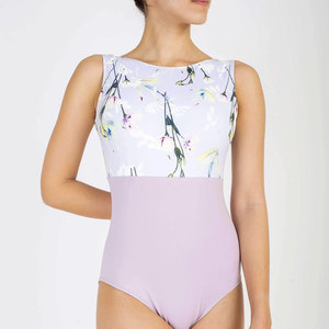 Justaucorps de danse de ballet et de gymnastique pour filles, sans manches, col en V, brillant, de haute qualité, couleur personnalisée - Product Image 4