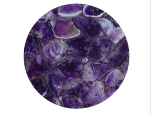 Sceau en agate poli artisanal, décoration d'intérieur moderne de luxe, motif floral religieux, résine, couleur personnalisée, artisanat - Product Image 4