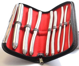 Ensemble de dilatateurs Hegar en acier inoxydable 8 pièces de tiges de sondage à double extrémité Instruments chirurgicaux-Pins réutilisables Instrument médical - Product Image 6