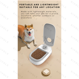 Comedero Automático Inteligente para Mascotas con Temporizador, Tazón de Plástico Resistente para Perros y Gatos - Dispensador de Comida - Product Image 5