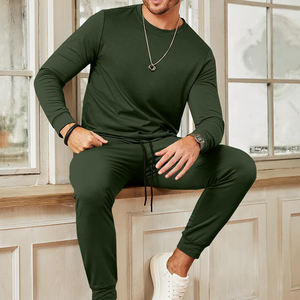 Ensemble de survêtements de course décontractés pour hommes Jogging pour vêtements de sport de plein air Survêtements en vente à un prix abordable - Product Image 5