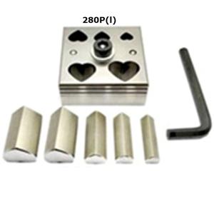 High Quality Set of 5 Heart Disc Cutters with Lever Handle use for jewelry making <b>tool</b> whole sale lowest price best product - Product Image 3