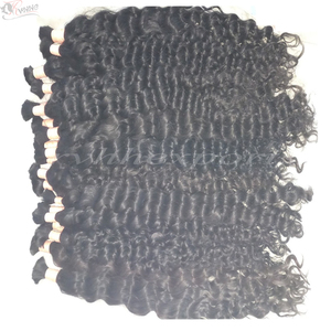 Mechones de pelo humano sin procesar, pelo Afro rizado virgen Remy de alta calidad a granel - Product Image 1