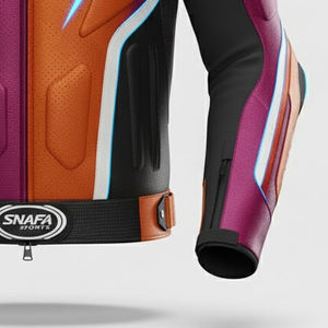 Chaqueta de Motociclista de Cuero Genuino, Chaqueta de Cuero de la Más Alta Calidad, Chaqueta de Carreras de Motocicleta Impermeable Personalizada al por Mayor para Hombre - Product Image 5