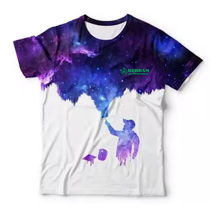 T-shirt Homme Sublimé à Manches Courtes Coupe Ample Sur Mesure Grande Taille 100% Polyester Respirant Anti-Boulochage Écologique Séchage Rapide - Product Image 5