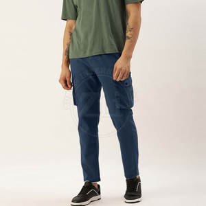 Pantalon cargo décontracté pour homme, de haute qualité, droit, léger, vêtements de sport, couleur unie, best-seller pour adultes - Product Image 4