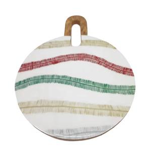 Diseño Exclusivo Premium: Cuchillo de Cocina Rectangular de Madera de Mango con Mango Esmaltado, Sostenible, Apto para Lavavajillas y Colgable - Product Image 3