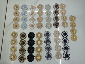 Eco-Friendly Embroidered Lace Fabric with <b>Sequins</b> for Party Dresses Bags & Shoes-100% Polyester Custom Color Wholesale Supplier - Product Image 5