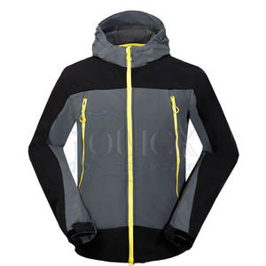 Fabricación de fábrica Recién llegado Chaqueta Softshell con capucha de manga larga Personalizada Venta al por mayor Hombres Primavera Impermeable Ecológico - Product Image 1