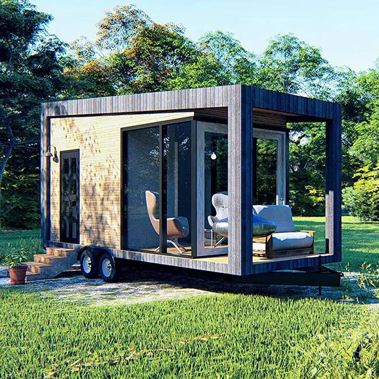 Quacent Modern Draagbaar Prefab Tuinhuis Twee Lagen Kit Kleine Huis Hotel Villa Casa Prefabricada Appartement Accommodatie