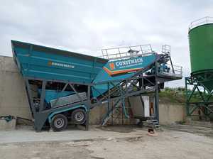 Mobile 30 30 M3/h Mobile Concrete Batching Plant (Full Automatic Ready Mix Portable Concrete Mixing Plant) - Product Image 3