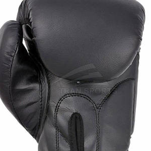 Wholesale 2024 Black Leather Boxing Gloves with Custom Logo Printing New Cheap Martial Arts <b>Hand</b> <b>Grips</b> - Product Image 6