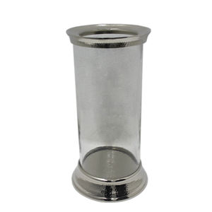 ชุด 2 อันอลูมิเนียมและแก้วเชิงเทียนเสาผู้ถือทองสีเขียวเนื้อขนาดใหญ่ขนาดเทียนเรียวผู้ถือ - Product Image 3