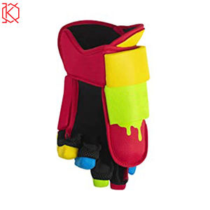 2023 mejores guantes profesionales de hockey sobre hielo personalizados de alta calidad de cuero transpirable para deportes de invierno al por mayor - Product Image 5