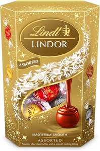 Prix d'usine, haute qualité, cornet au chocolat au lait Lindtt Lindor 600g, garniture fondante et onctueuse, confiserie suisse de qualité supérieure, boîte cadeau - Product Image 4