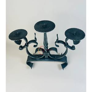 Fancy Design Superb Quality Black Metal Candelabra Wedding Centerpieces Black Unique <b>Candle</b> Jar Lightening Candelabra Top Sale - Product Image 5