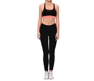 Ensemble de yoga respirant pour femmes, haut court à manches longues et short, vêtements de sport 2 pièces, style respirant, tenue de yoga - Product Image 3