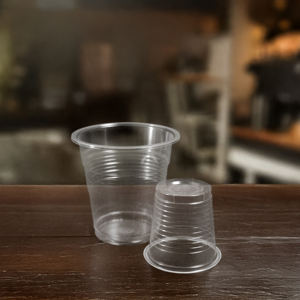 Quang Quan 95mm desechables ecológicos PP vasos de plástico 16oz/24oz pared simple para jugo café té bebidas - Product Image 4