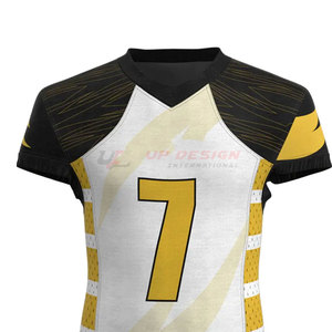 ชุดยูนิฟอร์มอเมริกันฟุตบอลคุณภาพสูง ออกแบบตามสั่ง ระบายอากาศได้ดี ผลิตจากโพลีเอสเตอร์ 100% ผ้าที่ดีที่สุด ขายส่ง - Product Image 6