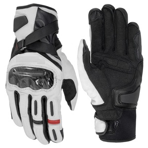 Gants de course unisexes de style dernier cri en cuir de vachette véritable écran tactile technologie étanche gants de sécurité personnalisés à longue manchette pour - Product Image 1