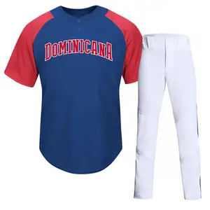时尚空白棒球服定制棒球衫刺绣您的球队标志男女棒球服