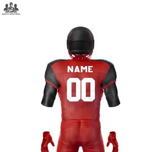 Ensemble d'uniformes de football américain en gros |   Pantalons en jersey respirants sur mesure, grandes tailles |   Court |   Vêtements de sport d'équipe |   Fabricant OEM - Product Image 4