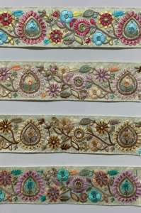 Encaje bordado de tul suave para ropa de novia y de noche Tela de encaje bordado de poliéster Premium para proyectos de costura - Product Image 4